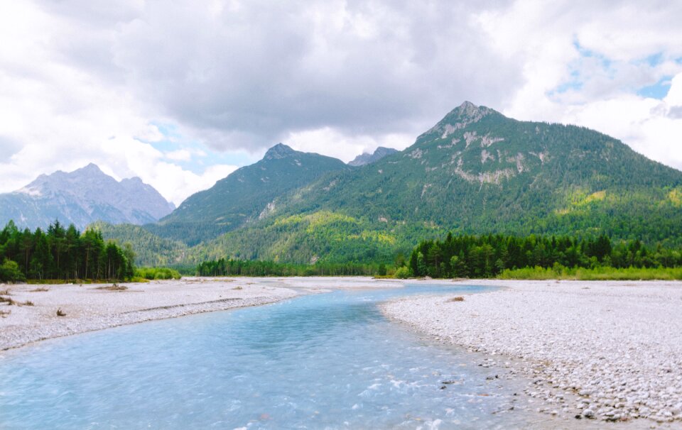 Lech river waters