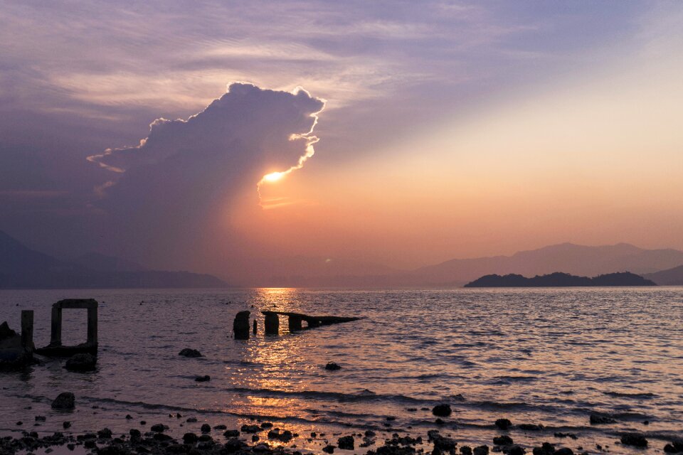 Dawn sky outdoor