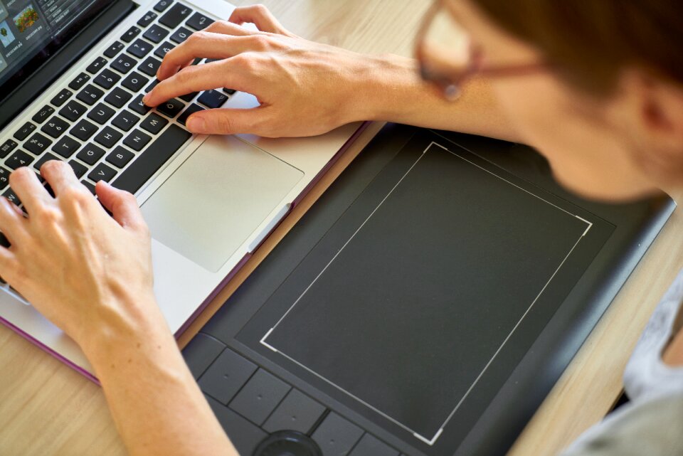Student laptop to write