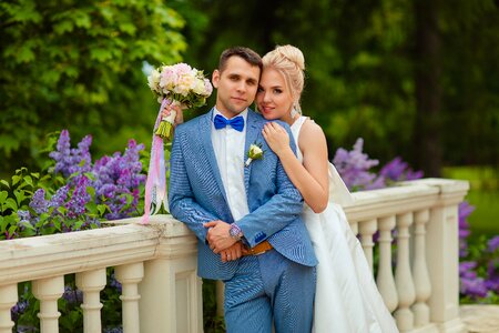 Touching handsomely bridal bouquet
