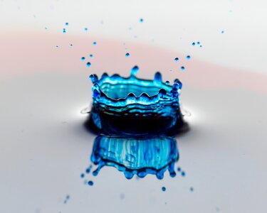 Liquid splashing droplet photo