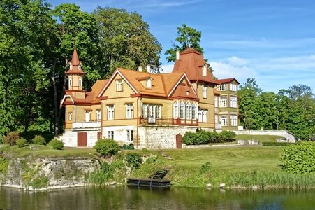 House architecture baltic states photo