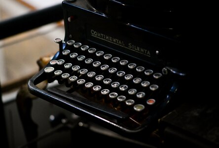 Typewriter vintage write