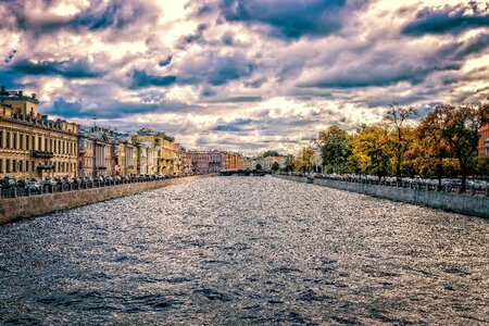 Russia leningrad picturesque