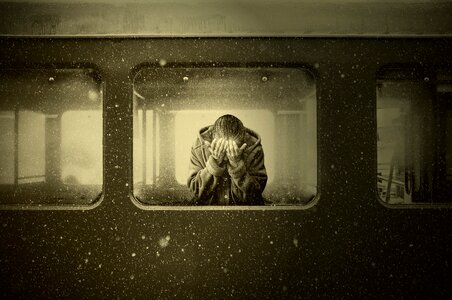 Farewell mourning despair
