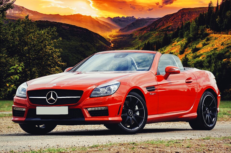 Vehicle mercedes luxury