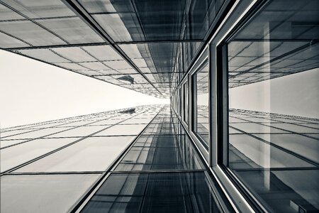 City reflection futuristic photo