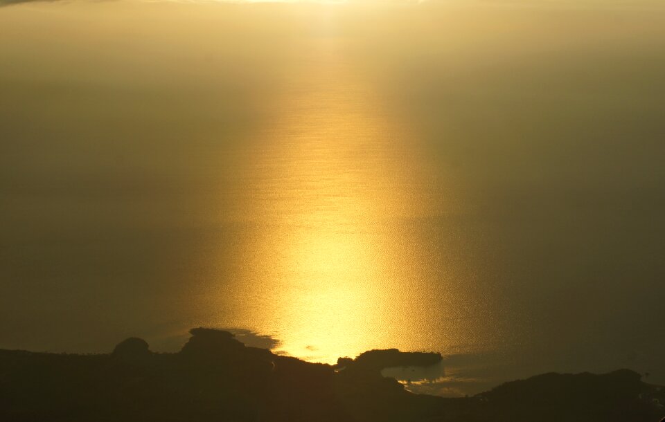 Sunset sky horizon