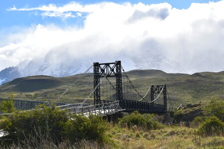 Bridge landscape chile photo