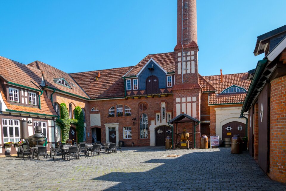 Brick historic building nordhausen photo