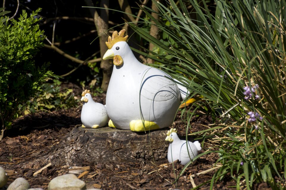 Garden artwork ceramic