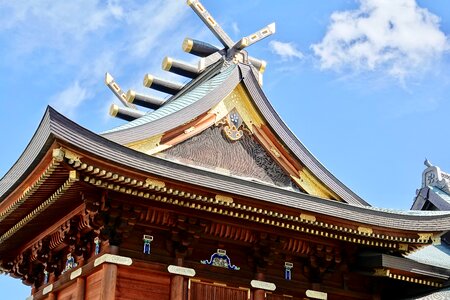 Autumn yushima japanese architecture