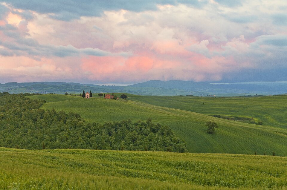 Sky dawn landscape