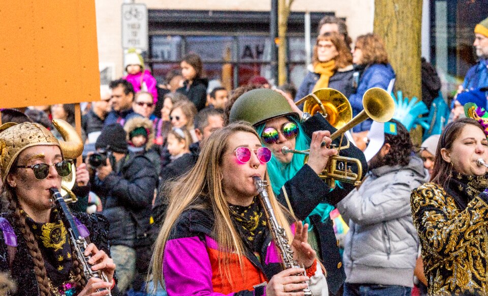 Festival marching celebration