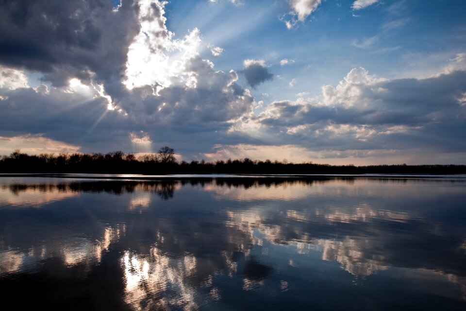 Water lake landscape photo