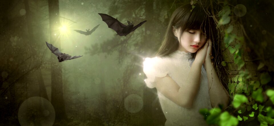 Bat mood mysterious