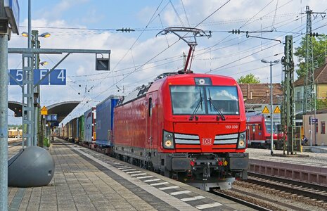 Platform electric locomotive br193 photo