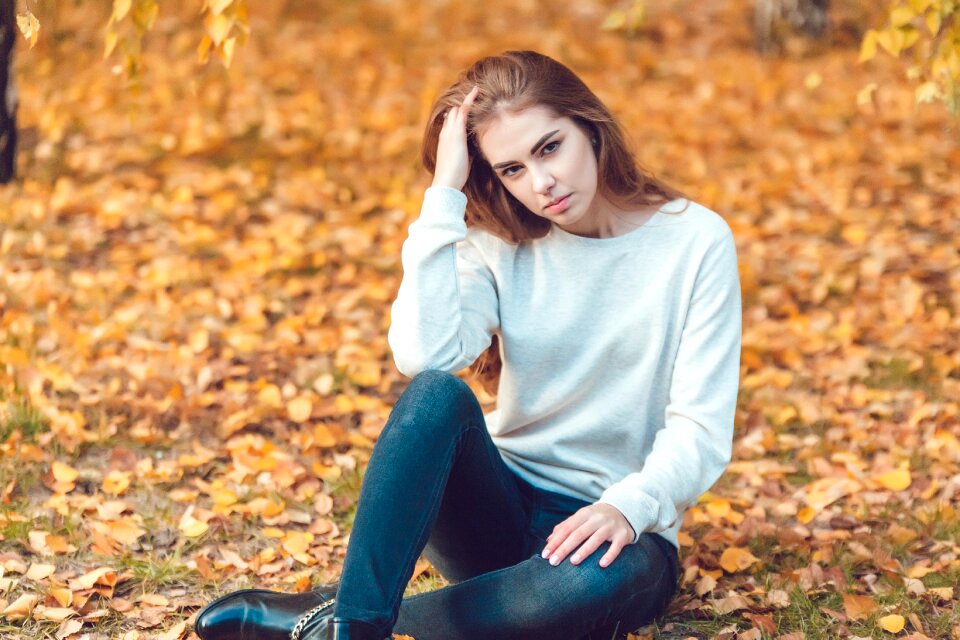 Woman female portrait