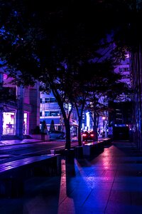 Night street city photo