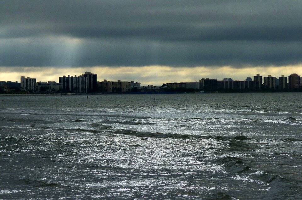 Ocean sky landscape