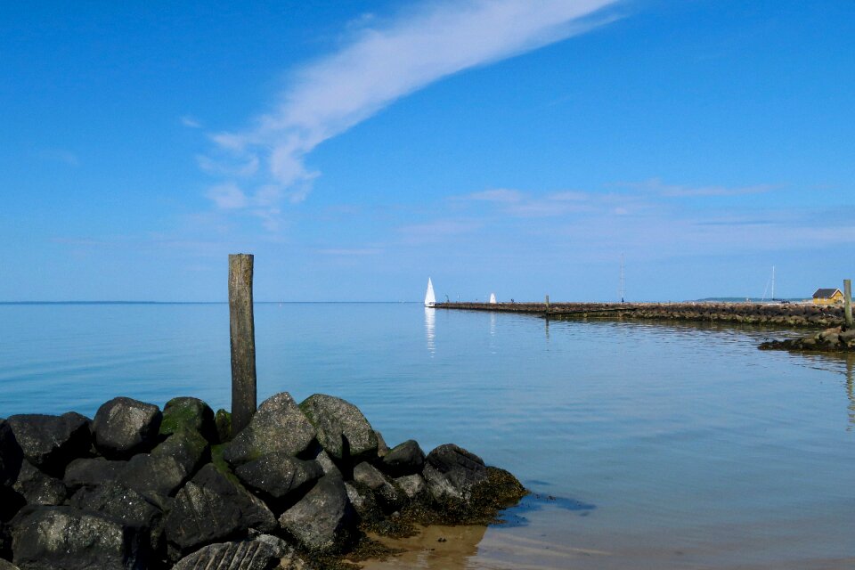 Blue baltic sea sea