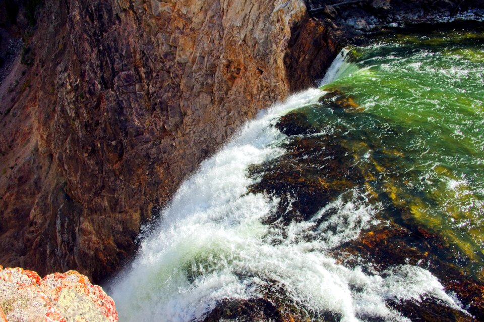 Nature waterfall outdoors