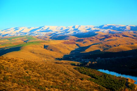 Mountains winter nature photo