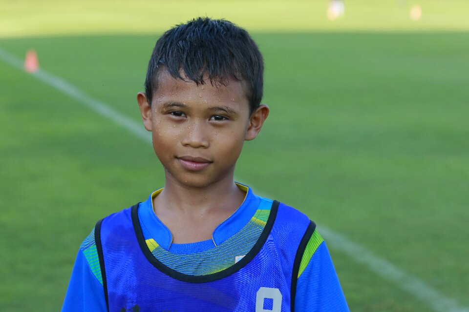 Smile football kids