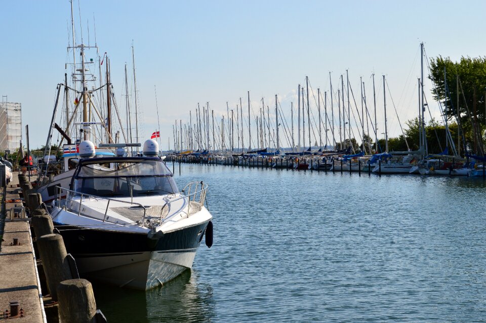 Have yacht harbor boat
