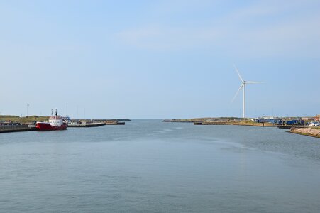 Hvide sande moole denmark photo