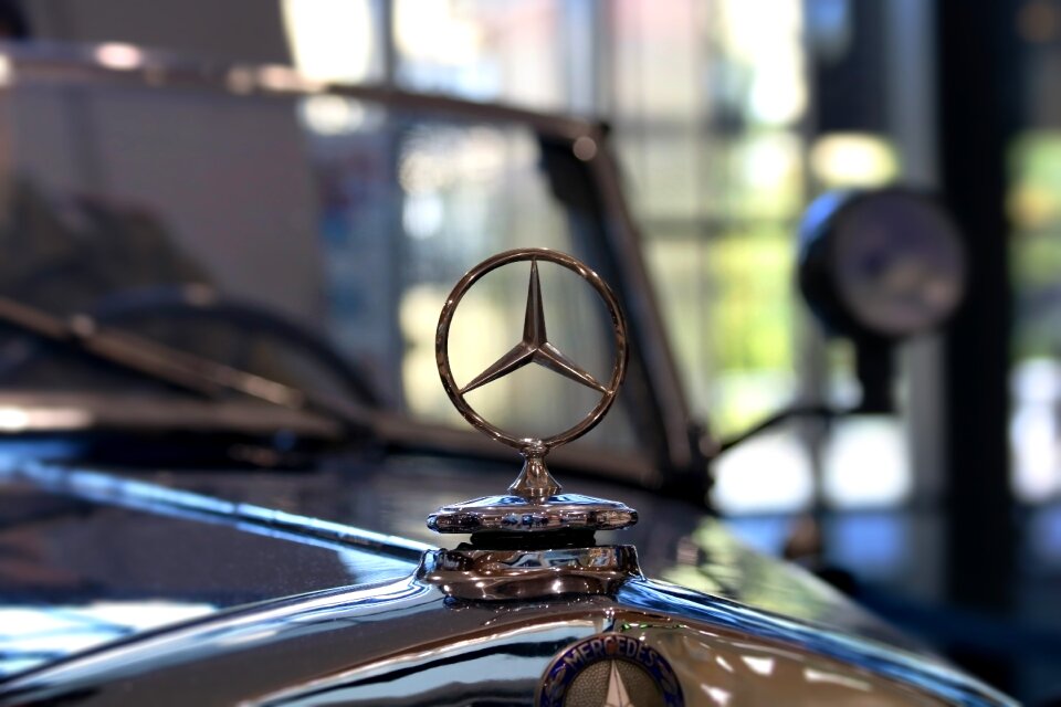 Brand retro mercedes