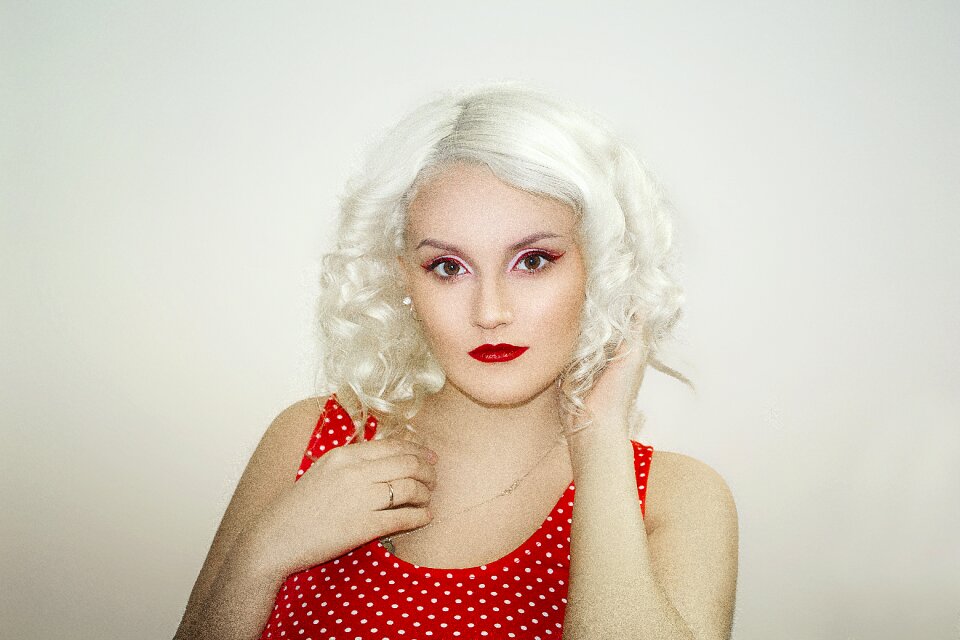 Hairstyle portrait girl