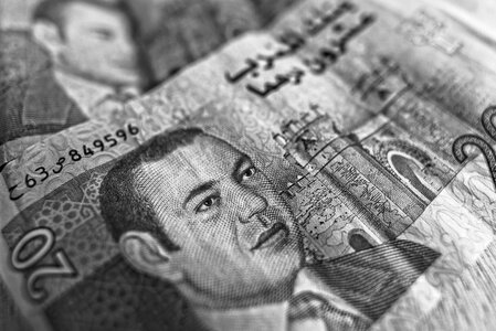 Money cash 20 dirham
