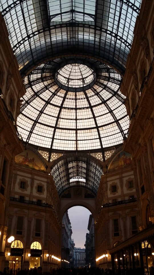 Milan architecture glass