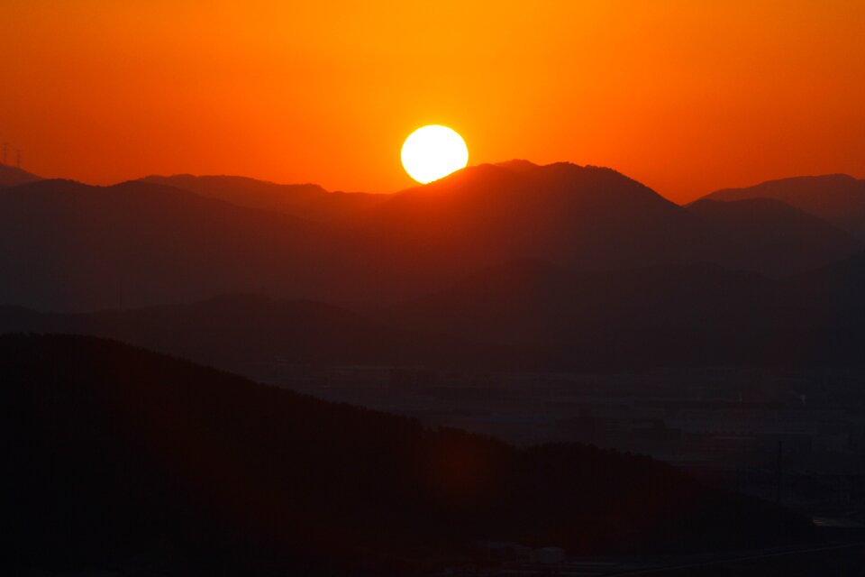 Mountain solar beautiful