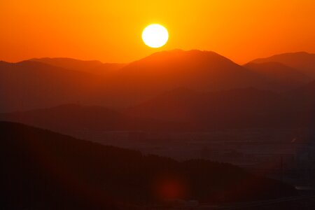Mountain solar beautiful