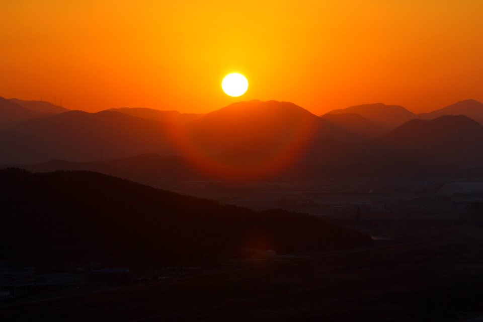 Mountain solar beautiful