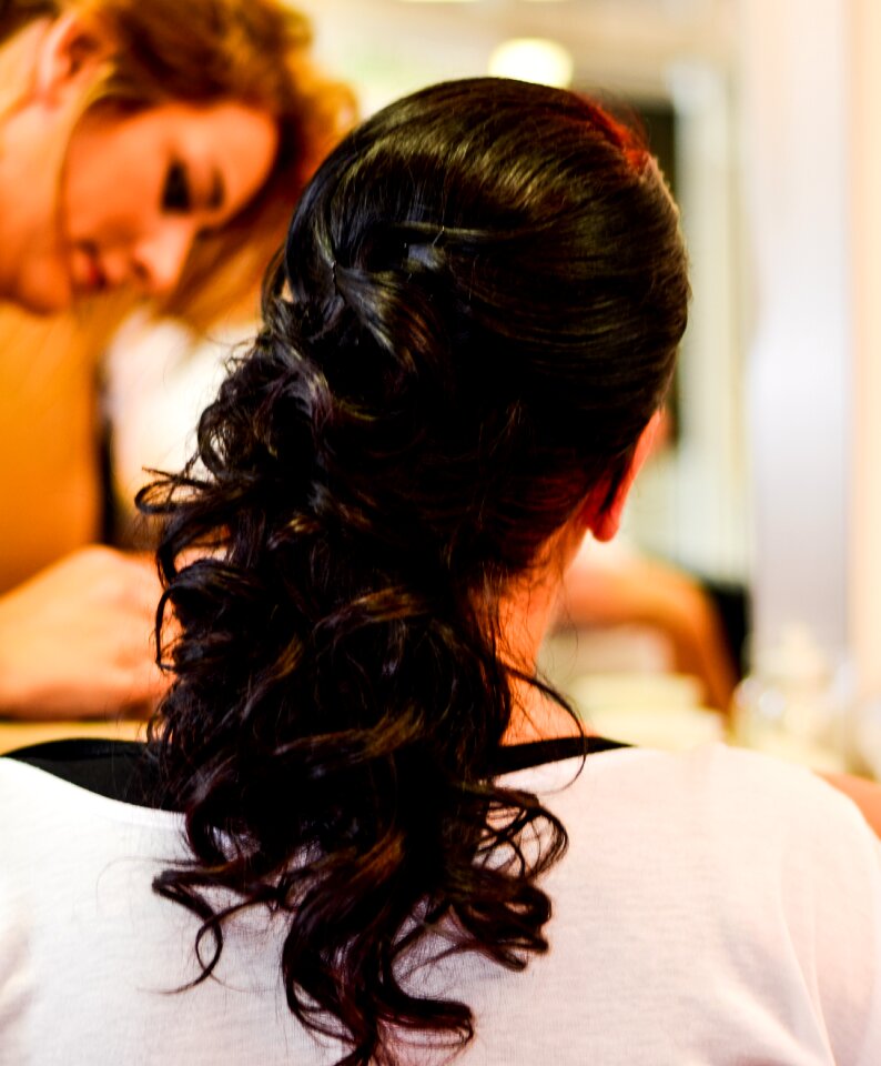 Woman hair fashion