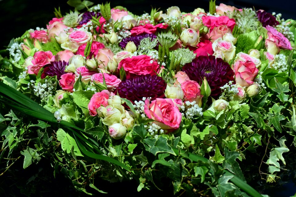 Romantic pink green