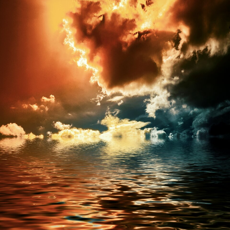 Mood background twilight