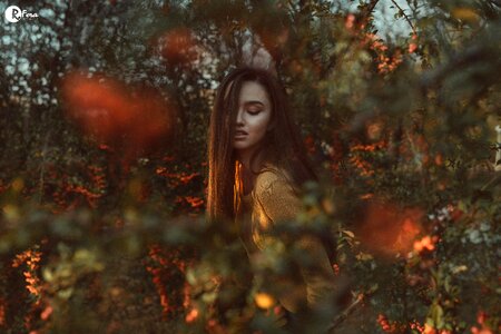 Sweet girl nature