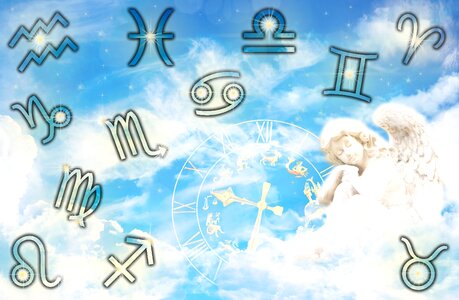 Horoscope zodiac constellations photo