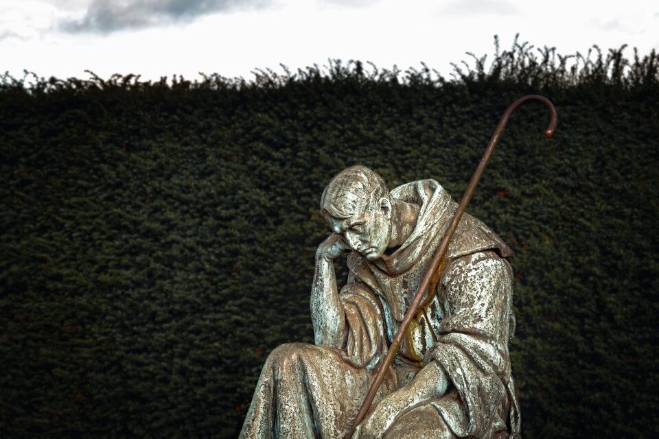 Unhappy loneliness despair