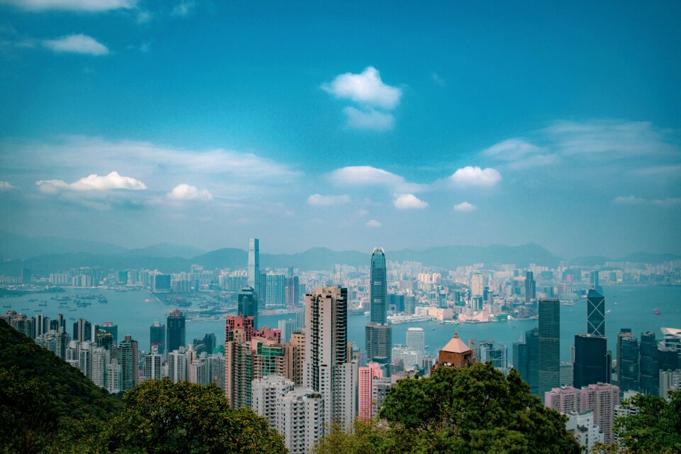 City view hong kong sky