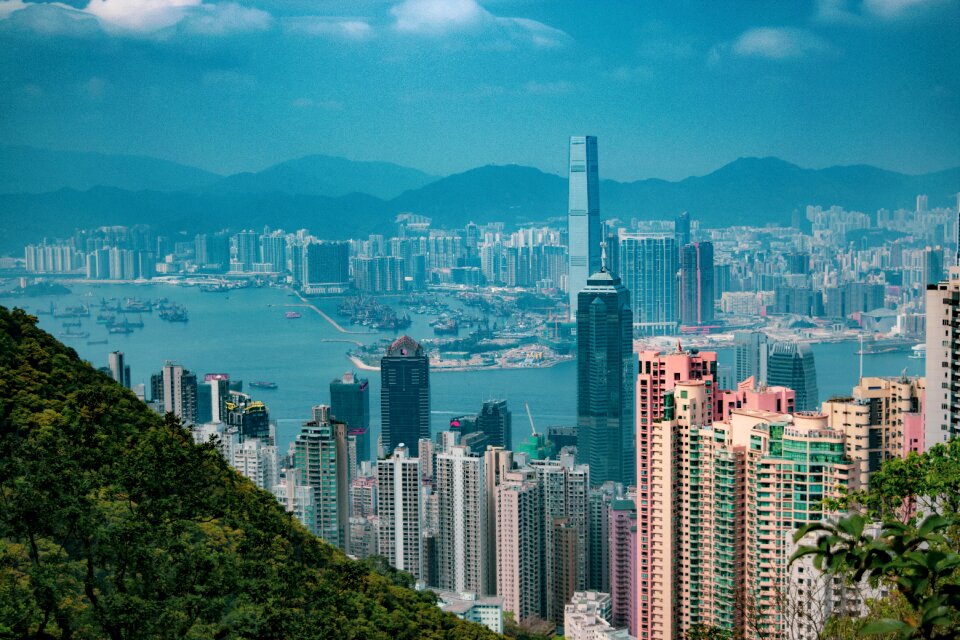 City view hong kong sky