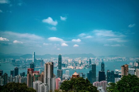 City view hong kong sky photo