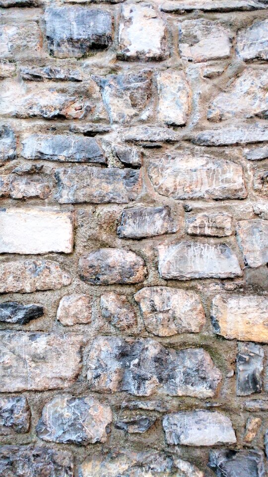 The ancient wall vertical italy