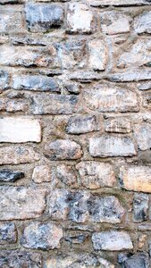 The ancient wall vertical italy
