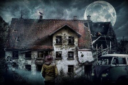 Dilapidated ailing broken