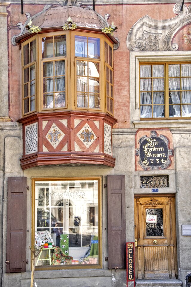 Architecture house painting window